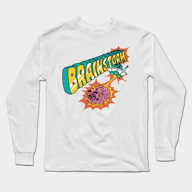 brainstorm Long Sleeve T-Shirt by morbinhood